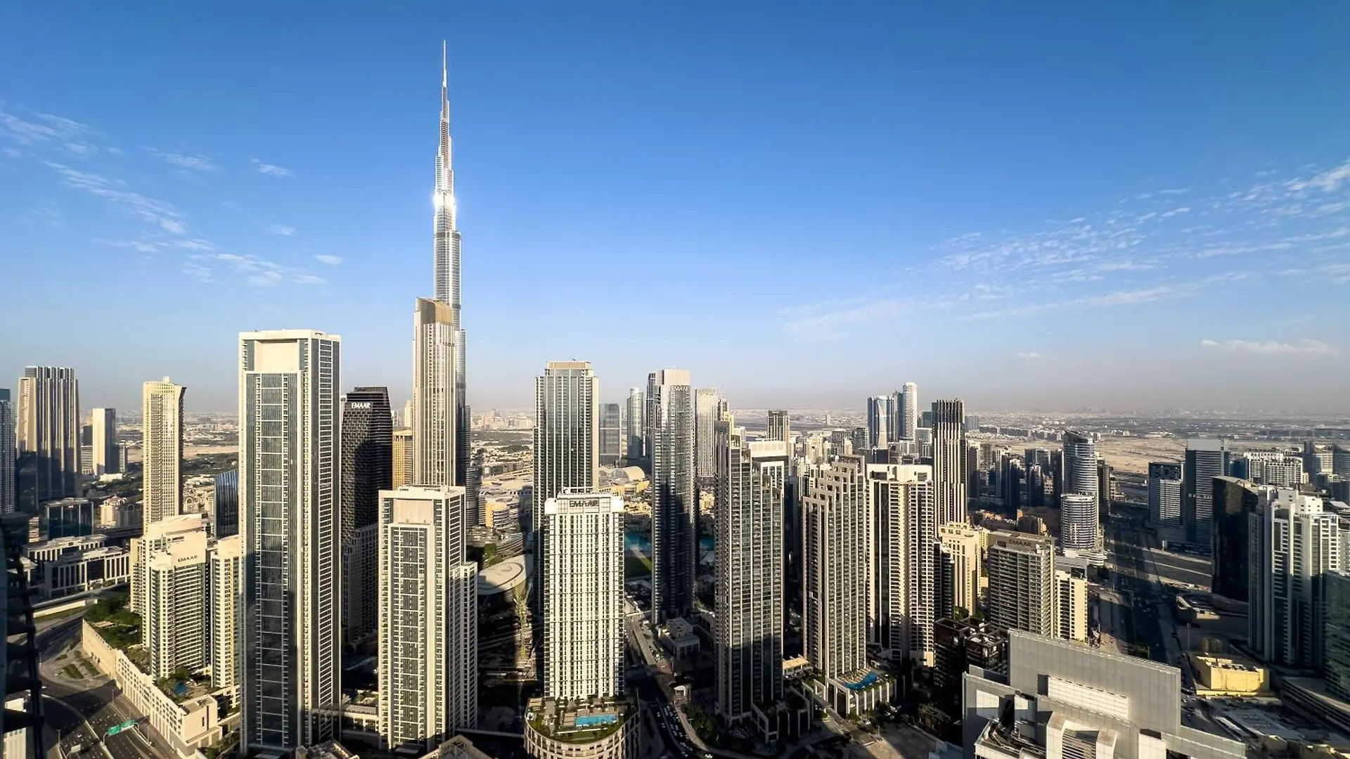 Pool In The Clouds With Burj Khalifa View, 2Br Apartment In Paramount Hotel Midtown Dubai