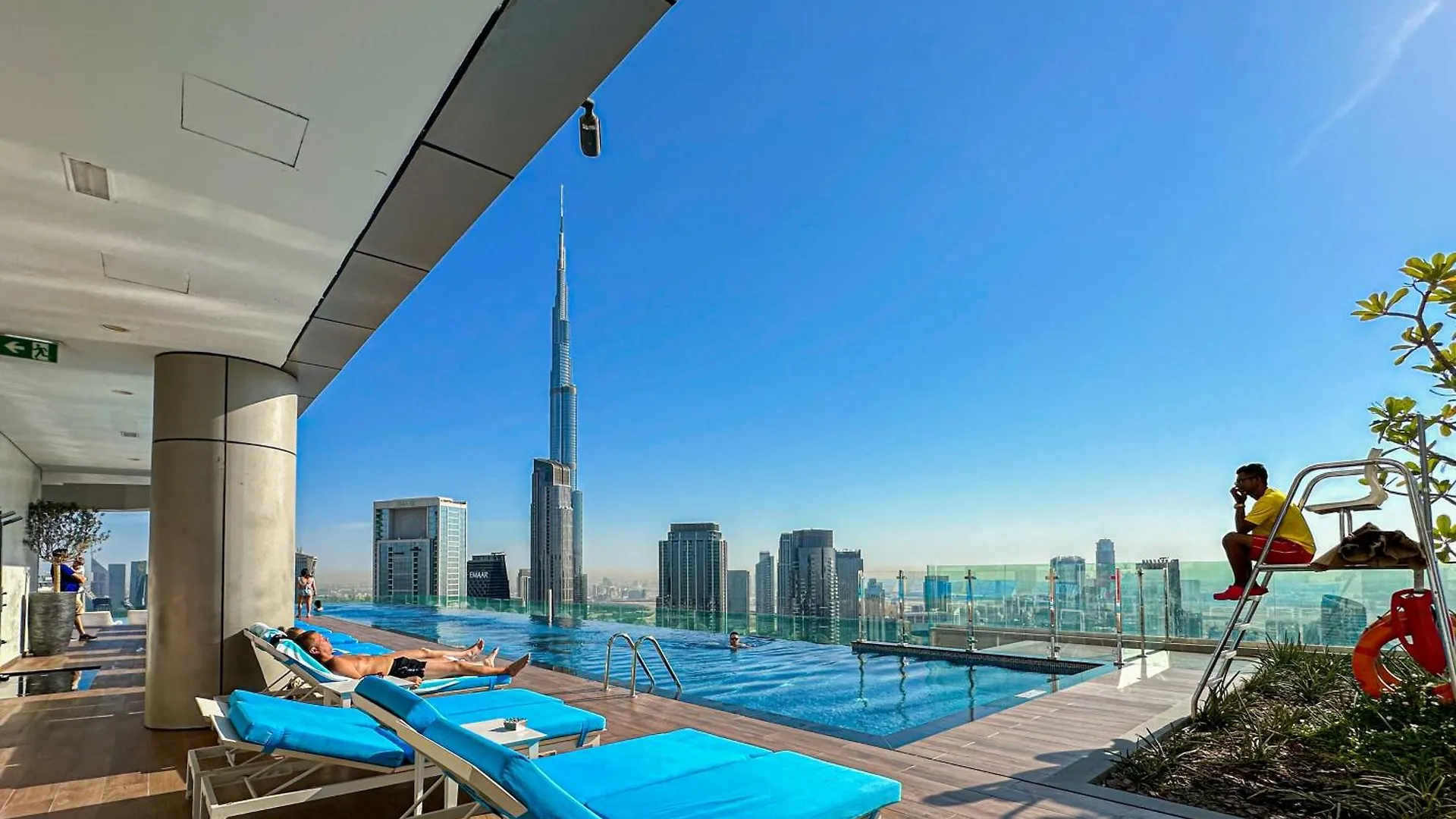 Pool In The Clouds With Burj Khalifa View, 2Br Apartment In Paramount Hotel Midtown Dubai 0*,  United Arab Emirates
