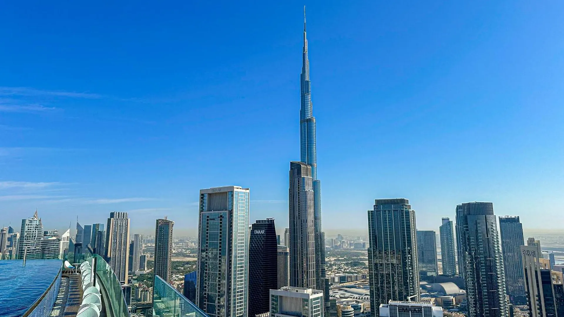 Pool In The Clouds With Burj Khalifa View, 2Br Apartment In Paramount Hotel Midtown Dubaï Émirats arabes unis