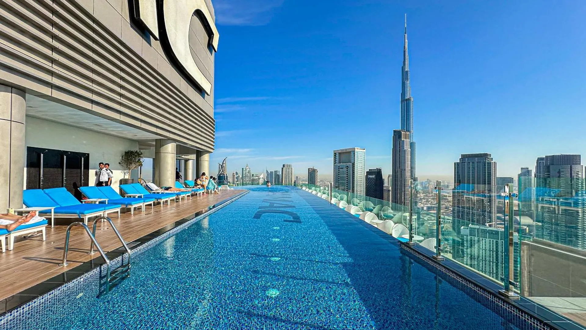 Pool In The Clouds With Burj Khalifa View, 2Br Apartment In Paramount Hotel Midtown Dubaï 0*,  Émirats arabes unis