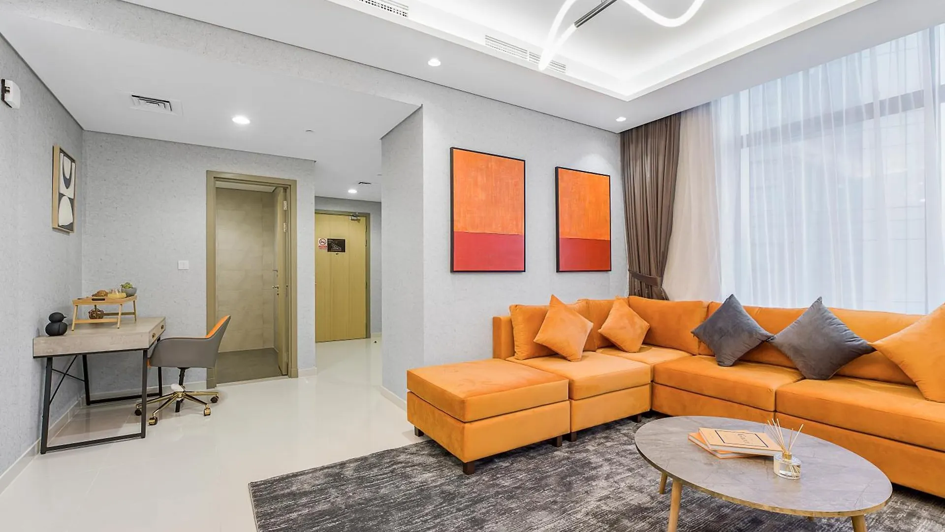Pool In The Clouds With Burj Khalifa View, 2Br Apartment In Paramount Hotel Midtown Dubaï